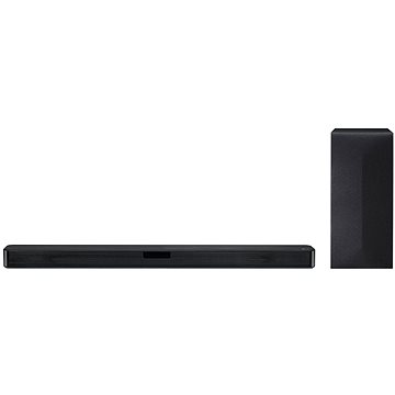 Obrázok Soundbar LG Electronics SL4 Bluetooth®, vr. bezdrôtového subwooferu, USB, čierna