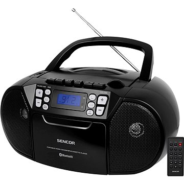 Obrázok SENCOR SPT 3907 B CD PLAYER/FM/BT/TAPE