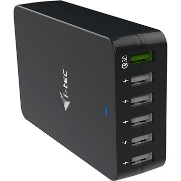 Obrázok iTec USB Smart Charger 6x USB-A Port 52W - USB smart nabíječka CHARGER6P52W