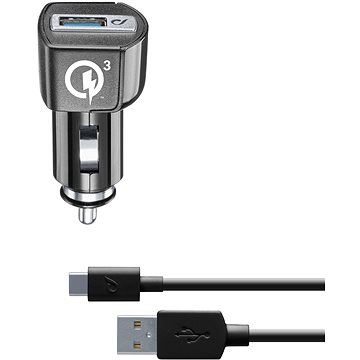 Obrázok Cellularline Qualcomm® Quick Charge™ 3.0 18W černý (CBRHUKITQCTYCK)