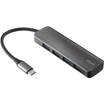 Obrázok TRUST HALYX USB-C 4-PORT USB3.2 HUB (23328)