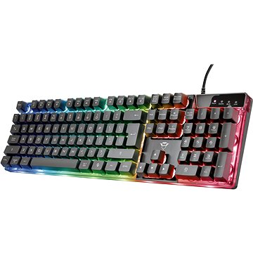 Obrázok TRUST herní klávesnice GXT 835 Azor Illuminated Gaming Keyboard CZ/SK 24166