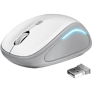 Obrázok Trust Yvi FX Wireless Mouse – white (22335)