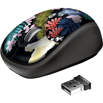 Obrázok TRUST YVI WIRELESS MOUSE - papoušek (23387)