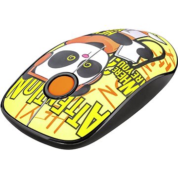 Obrázok TRUST Sketch Wireless Silent Click Mouse - panda (23337)