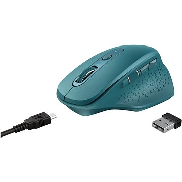 Obrázok Trust Ozaa Rechargeable Wireless Mouse, modrá (24034)