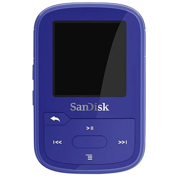 Obrázok SanDisk Sansa Clip Sports Plus 16GB modrý (SDMX28-016G-G46B)