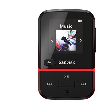 Obrázok SanDisk MP3 Clip Sport GO 16 GB červená