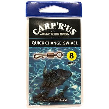 Obrázok Carp´R´Us Quick Change Swivel Velikost 8 8ks (8592400134185)