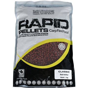 Obrázok Mivardi Rapid pelety - Red Halibut (1kg | 4mm)