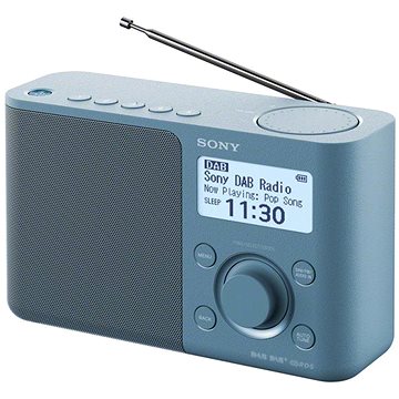 Obrázok Sony rádio XDRS61DL.EU8 přenosné, modrá XDRS61DL.EU8