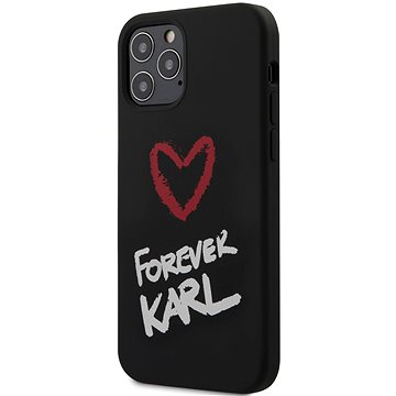 Obrázok Karl Lagerfeld Forever pro Apple iPhone 12/12 Pro Black (3700740482872)