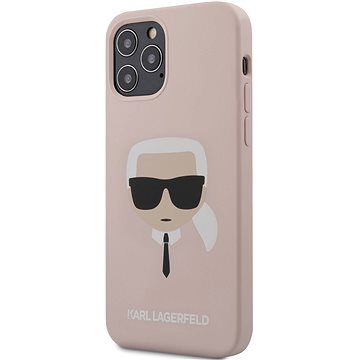 Obrázok Karl Lagerfeld Head pro Apple iPhone 12/12 Pro Light Pink (3700740482759)