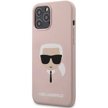 Obrázok Karl Lagerfeld Head pro Apple iPhone 12 Pro Max Light Pink (3700740482766)