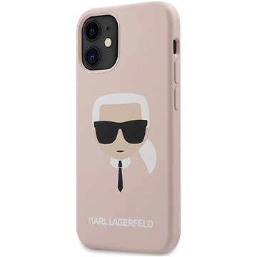 Obrázok Karl Lagerfeld Head pro Apple iPhone 12 Mini Light Pink (3700740482742)