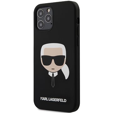 Obrázok Karl Lagerfeld Head pro Apple iPhone 12/12 Pro Black (3700740482728)