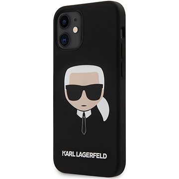 Obrázok Karl Lagerfeld Head pro Apple iPhone 12 Mini Black (3700740482711)