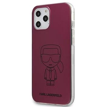 Obrázok Karl Lagerfeld PC/TPU Metallic Iconic pro Apple iPhone 12/12 Pro Pink (3700740482636)