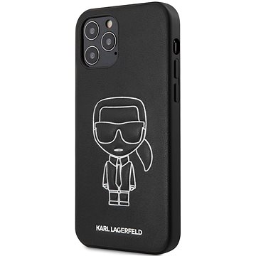 Obrázok Karl Lagerfeld PU Embossed pro Apple iPhone 12/12 Pro White (3700740489284)