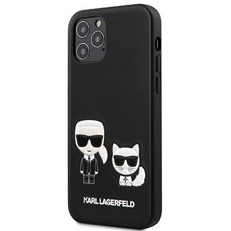 Obrázok Karl Lagerfeld PU Karl &Choupette pro Apple iPhone 12 Pro Max Black (3700740489352)