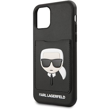 Obrázok Karl Lagerfeld CardSlot pro Apple iPhone 11 Pro Max (KLHCN65CSKCBK) čierny