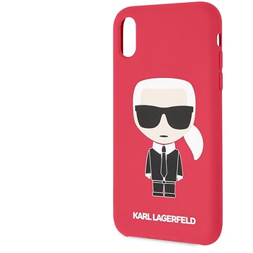 Obrázok Karl Lagerfeld Full Body Iconic pro Apple iPhone XR (KLHCI61SLFKRE) červený