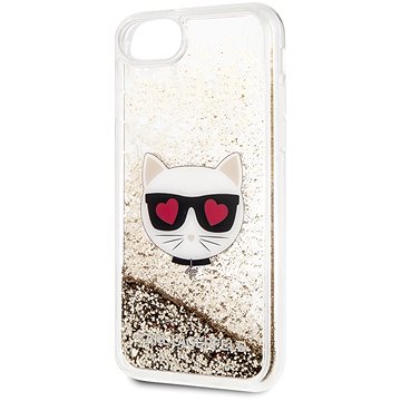 Obrázok Karl Lagerfeld Floating Hearts na iPhone 8/SE 2020 Gold (3700740475928)