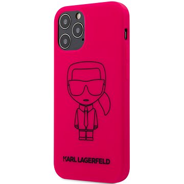 Obrázok Karl Lagerfeld Iconic Outline pro Apple iPhone 12/12 Pro Pink (3700740489703)