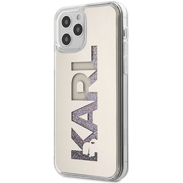 Obrázok Karl Lagerfeld Liquid Glitter Mirror pro Apple iPhone 12 Pro Max Silver (3700740483398)