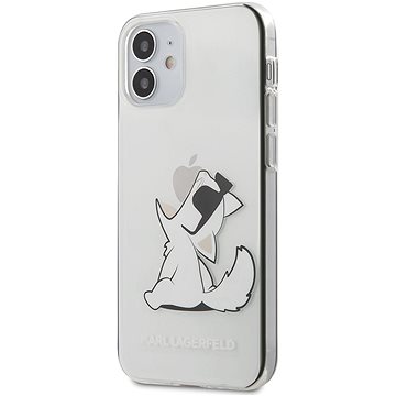 Obrázok Karl Lagerfeld PC/TPU Choupette Eat pro Apple iPhone 12 Mini Transparent (3700740483169)