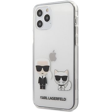 Obrázok Karl Lagerfeld PC/TPU Karl&Choupette pro Apple iPhone 12/12 Pro Transparent (3700740483084)