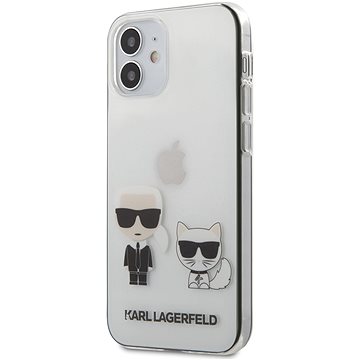 Obrázok Karl Lagerfeld PC/TPU Karl&Choupette pro Apple iPhone 12 Mini Transparent (3700740483077)