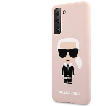 Obrázok Karl Lagerfeld Iconic Full Body Silikónový Kryt na Samsung Galaxy S21 Pink (3700740496848)