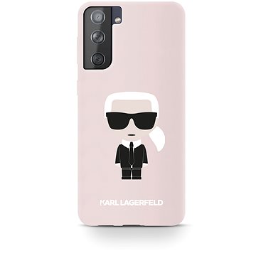 Obrázok Karl Lagerfeld Iconic Full Body Silikónový Kryt na Samsung Galaxy S21+ Pink (3700740496855)