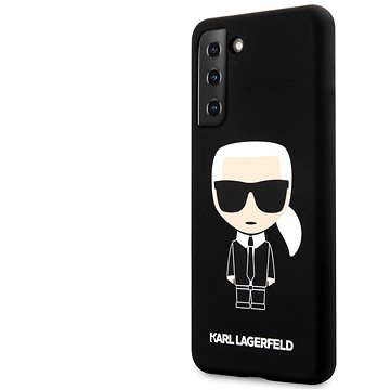 Obrázok Karl Lagerfeld Iconic Full Body Silikónový Kryt na Samsung Galaxy S21+ Black (3700740496824)