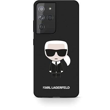 Obrázok Karl Lagerfeld Iconic Full Body Silikónový Kryt na Samsung Galaxy S21 Ultra Black (3700740496831)