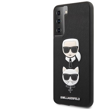 Obrázok KARL LAGERFELD KLHCS21MSAKICKCBK K&C HEADS KRYT PRE SAMSUNG GALAXY S21+ BLACK