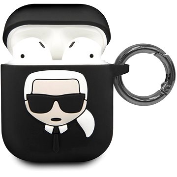 Obrázok Karl Lagerfeld Silikonový Kryt pro Airpod Black (3700740463789)