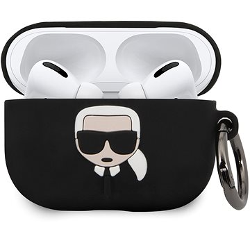 Obrázok Karl Lagerfeld Silikónový Kryt pre Airpod Pro Black (3700740472453)