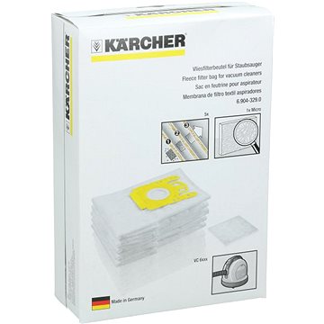 Obrázok KÄRCHER | KARCHER Filtračné vrecká z netkanej textílie 5ks (6.904-329.0)