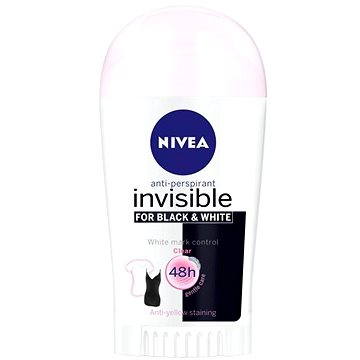 Obrázok NIVEA Invisible Black & White Antiperspirant Stick Clear Deostick 40ml