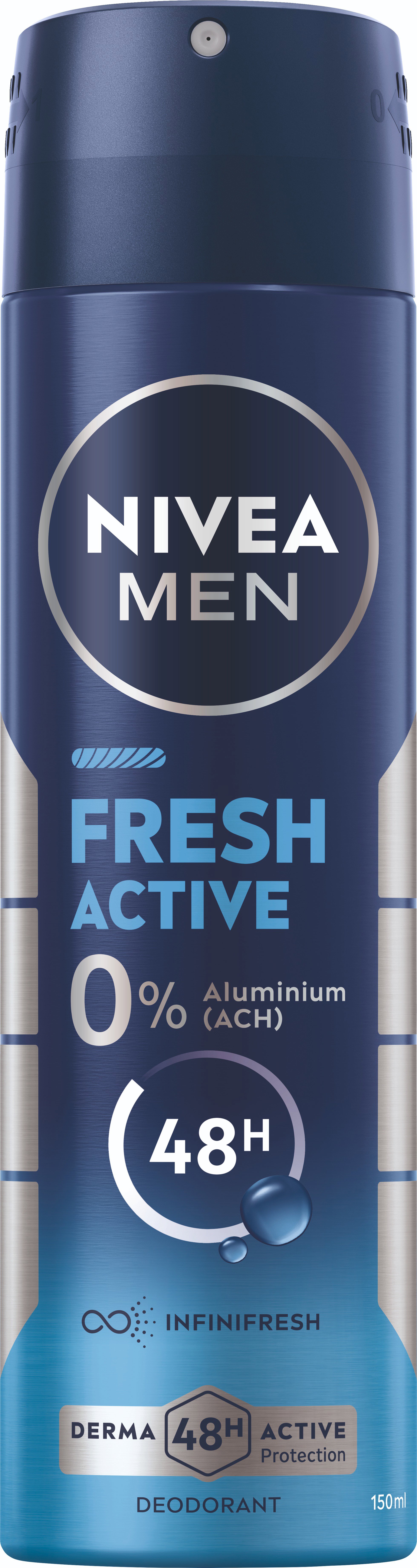 Obrázok NIVEA Men Fresh Active Anti-perspirant Deodorant Deosprej 150ml