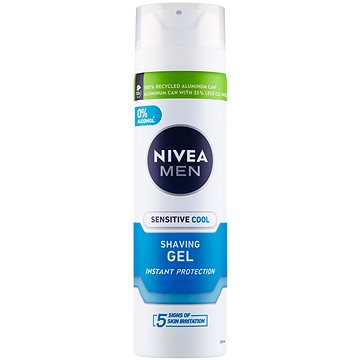 Obrázok NIVEA Men Sensitive Cooling Shaving Gel Gél na holenie 200ml