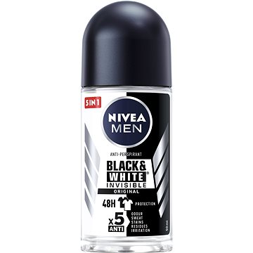 Obrázok NIVEA Men Invisible Black&White Anti-perspirant Roll-on Roll-on 50ml