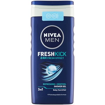 Obrázok NIVEA Men Cool Kick Shower Gel Pánska telová kozmetika 250ml