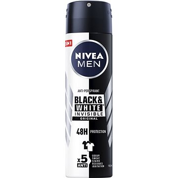 Obrázok NIVEA Men Invisible For Black & White 48h Antiperspirant Antiperspirant 150ml