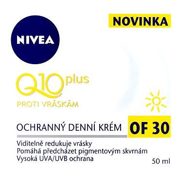 Obrázok NIVEA Q10 Plus Day Cream SPF30 Denný krém na všetky typy pleti 50ml