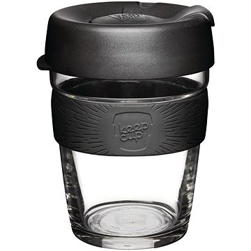 Obrázok Cestovný hrnček s viečkom KeepCup Brew Black, 340 ml