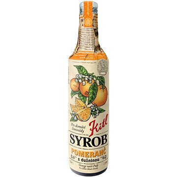 Obrázok Kitl Syrob Pomeranč s dužninou 500 ml (8595251001729)