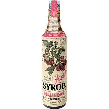 Obrázok KITL Syrob malinový s dužninou 500 ml